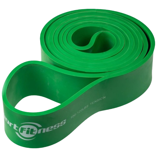 BANDA ELASTICA DE PODER SPORTFITNESS VERDE