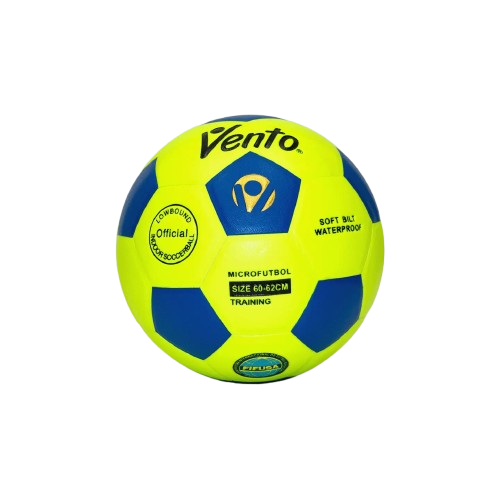 BALON MICROFUTBOL VENTO 60-62 AMARILLO NEON X AZUL