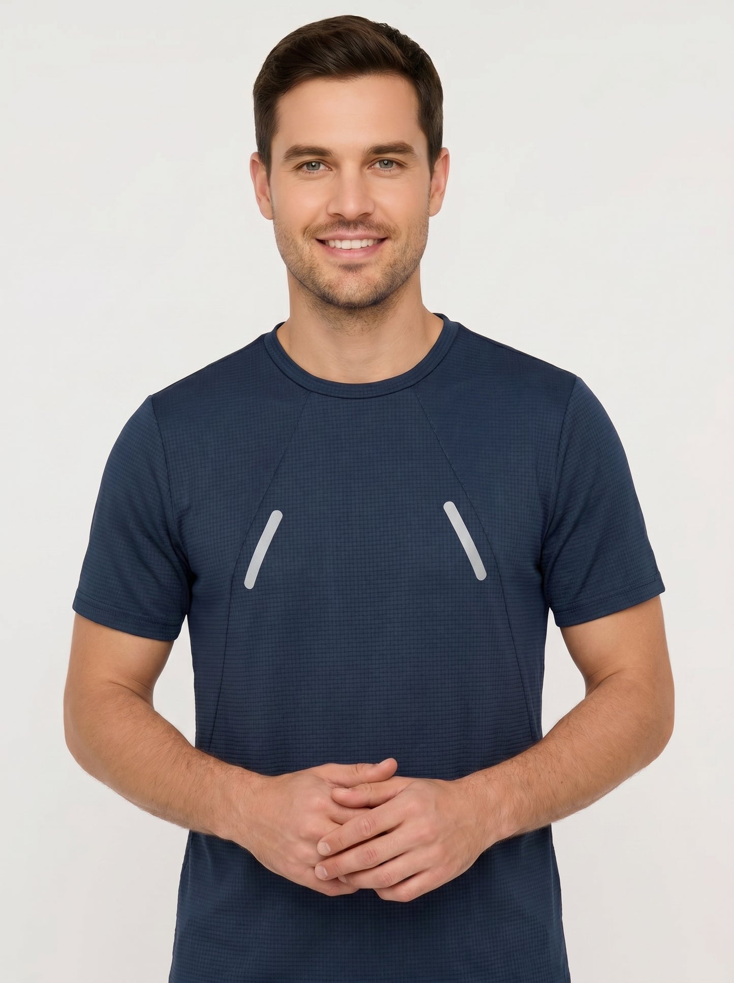 CAMISETA MASCULINA DISEÑO CUELLO REDONDO REF:1125-6
