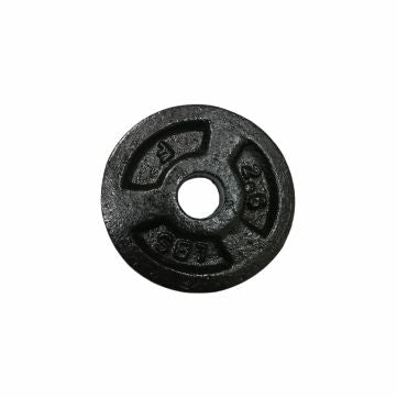 DISCO DE PESAS DE 2,5 LB EN HIERRO 1 FUNDIDO DE 1 PULGADA
