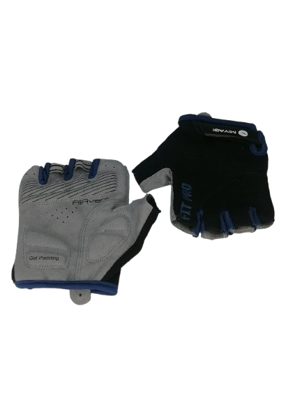 GUANTE DEPORTIVO MIYAGI NEGRO*AZUL MULTIPROPOSITO M0128
