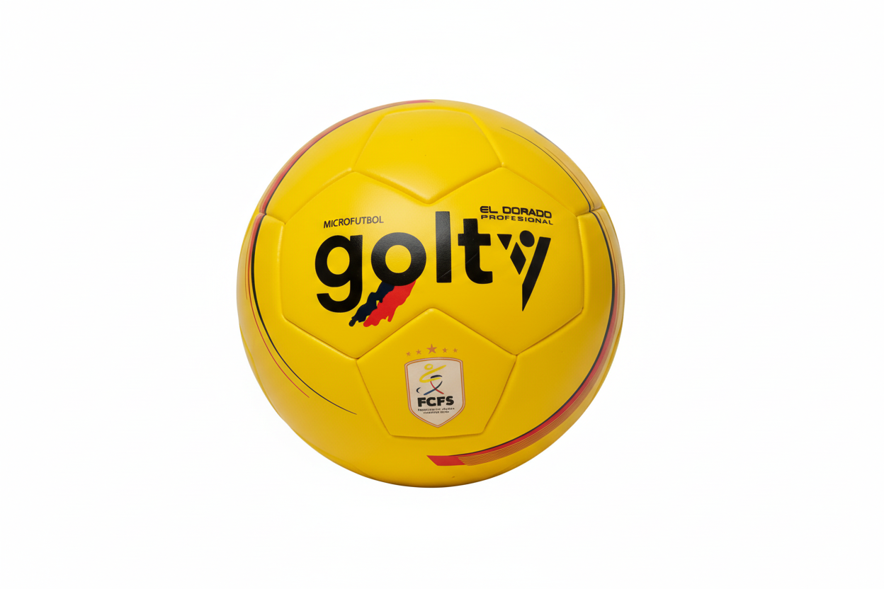 BALON DE MICROFUTBOL PROFESIONAL GOLTY DORADO