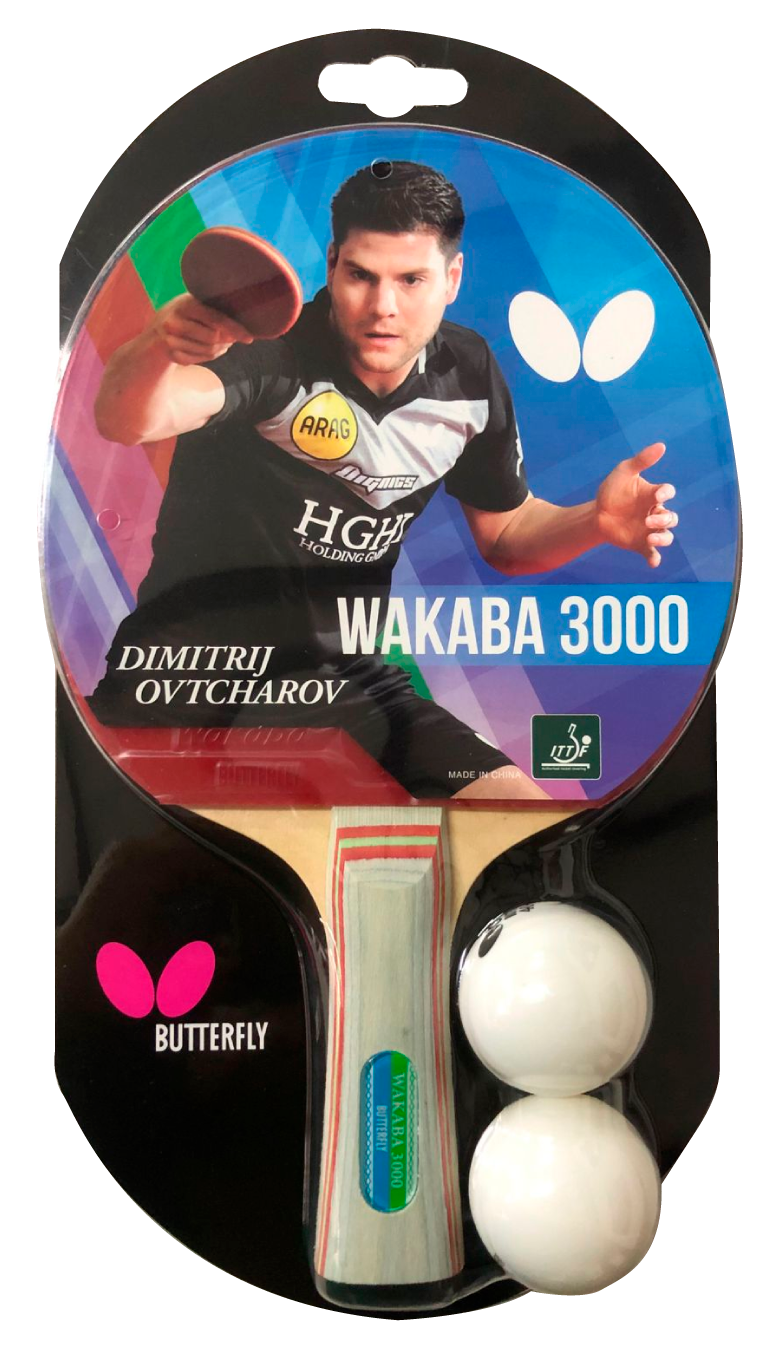 RAQUETA TENIS DE MESA BUTTERFLY WAKABA 3000