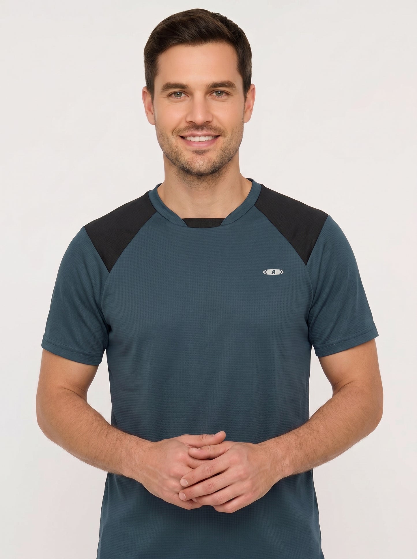 CAMISETA MASCULINA DISEÑO CUELLO REDONDO REF:1125-4