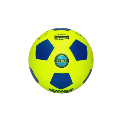 BALON MICROFUTBOL VENTO 60-62 AMARILLO NEON X AZUL