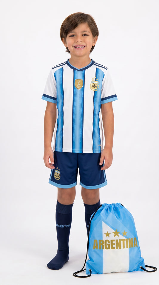 UNIFORME INFANTIL ARGENTINA MUNDIAL 2026