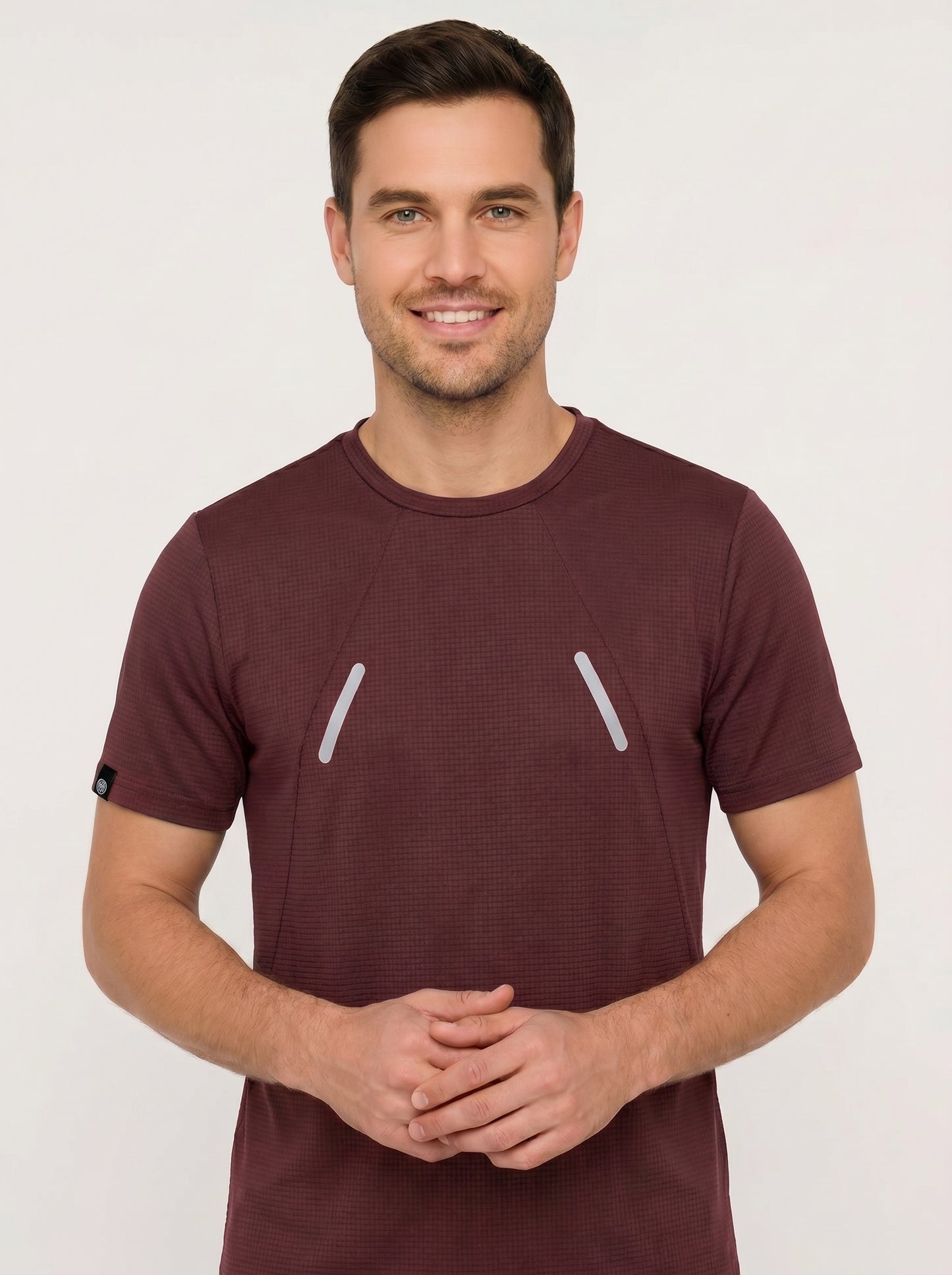 CAMISETA MASCULINA DISEÑO CUELLO REDONDO REF:1125-6