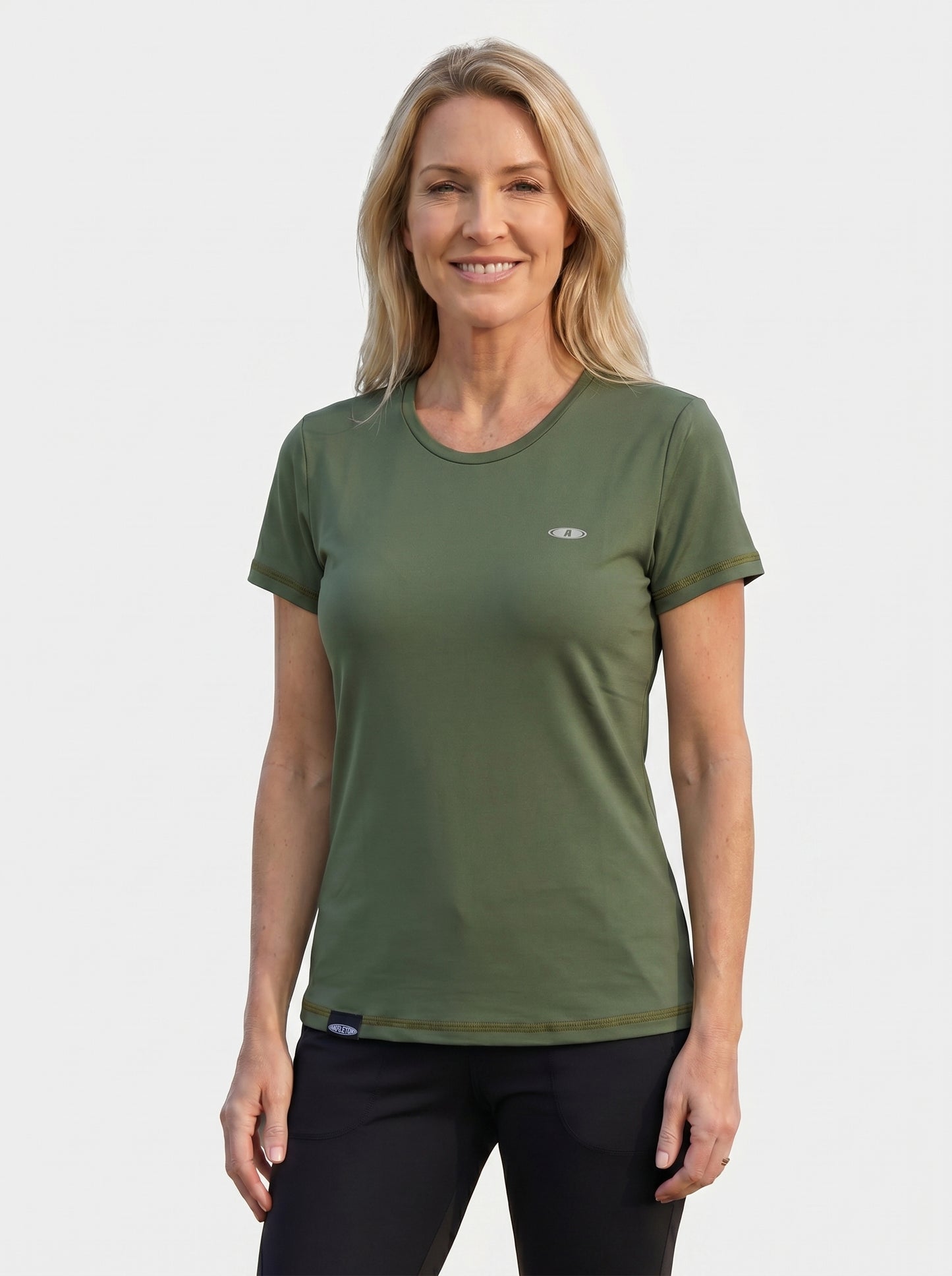 CAMISETA FEMENINA FIT CUELLO REDONDO APLETON REF:6014-3