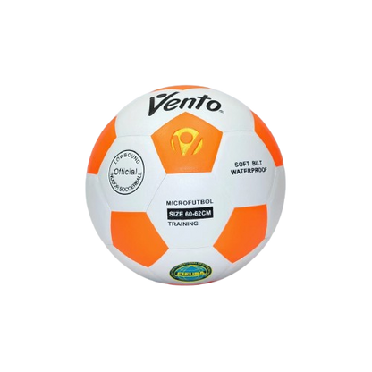BALON MICROFUTBOL VENTO 60-62 BLANCO X NARANJA