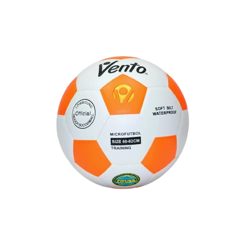 BALON MICROFUTBOL VENTO 60-62 BLANCO X NARANJA