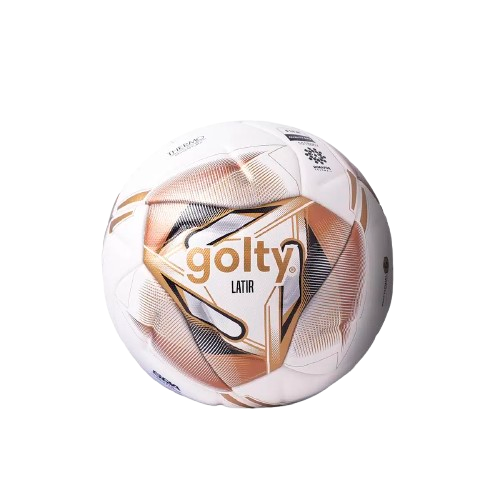 BALON FUTBOL PRO LATIR No 5 GOLTY  DORADO