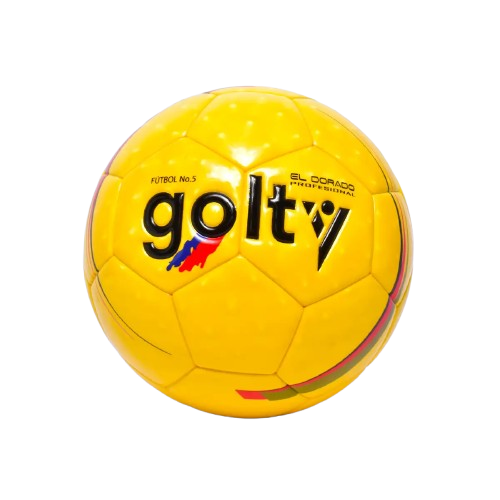 BALON FUTBOL No 5 PROFESIONAL DORADO GOLTY